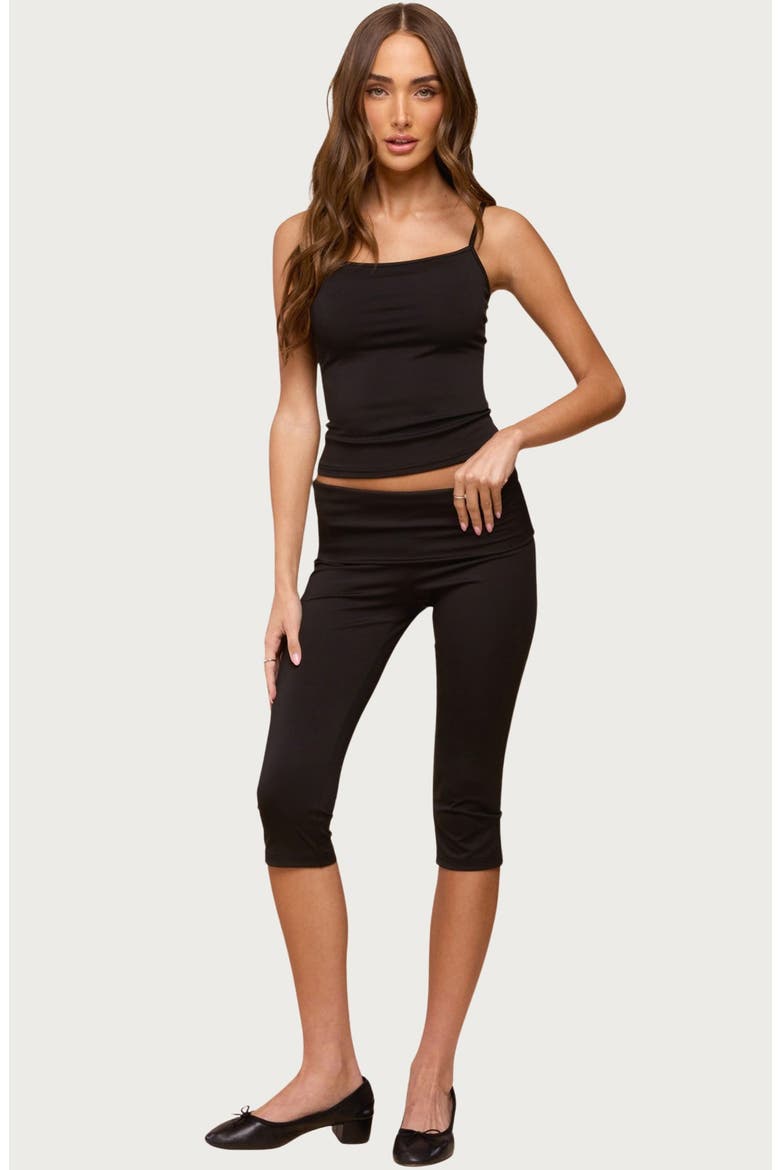 Blonka Crop Camisole, Alternate, color, BLACK