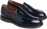 NeroGiardini LEATHER SLIP-ON PENNY LOAFER
