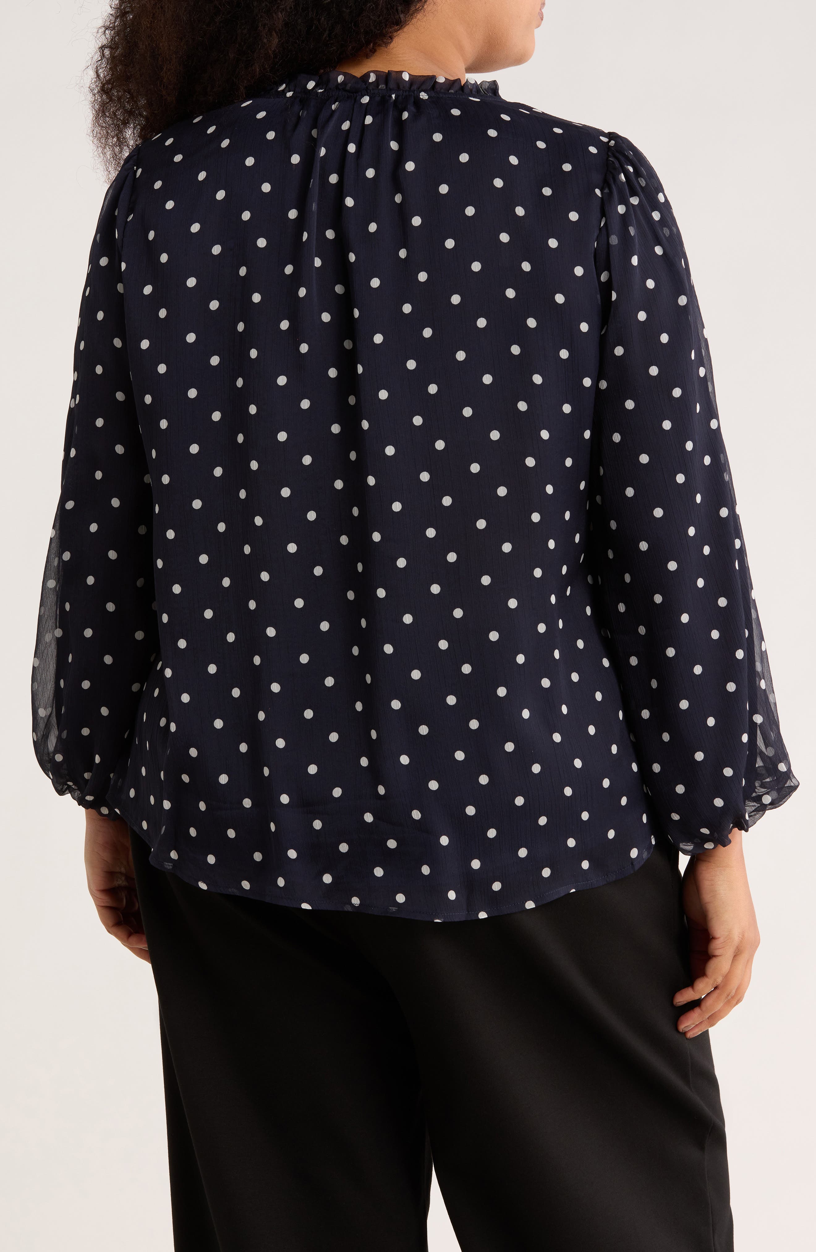 Ruffle Long Sleeve Top - image 4