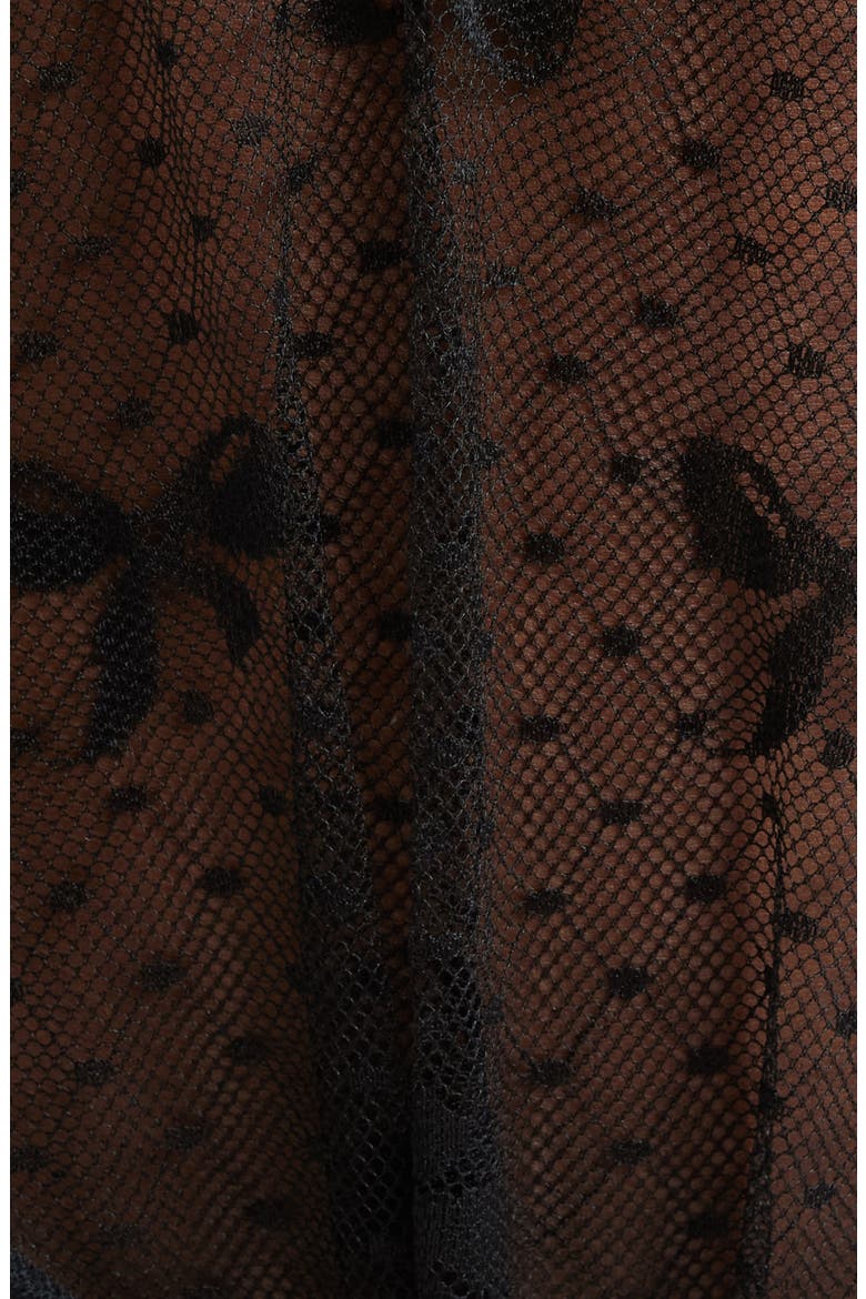 Sheer Mesh Teddy, Alternate, color, BLACK