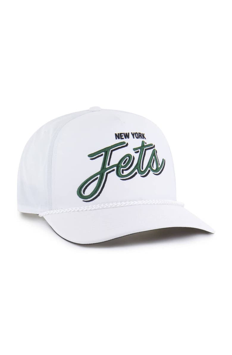 '47 Men's '47 White New York Jets Brrr Fairway Hitch Adjustable Hat, Alternate, color, White