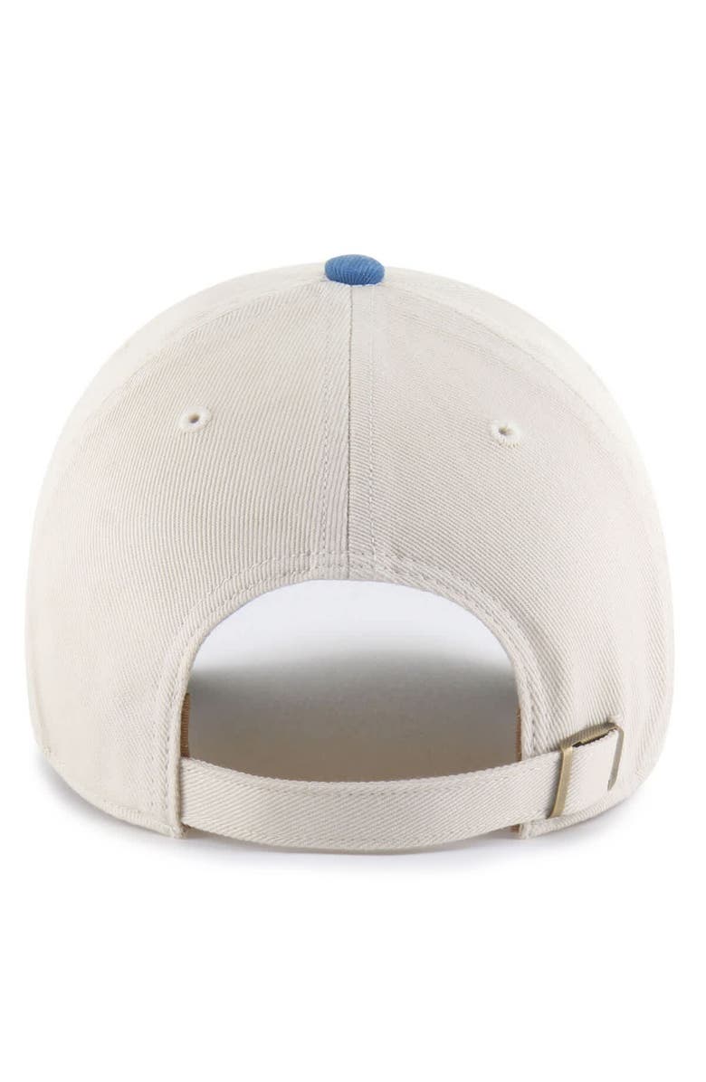 '47 Men's '47 Cream/Blue Detroit Lions Fairfield MVP Throwback Adjustable Hat, Alternate, color, Cream