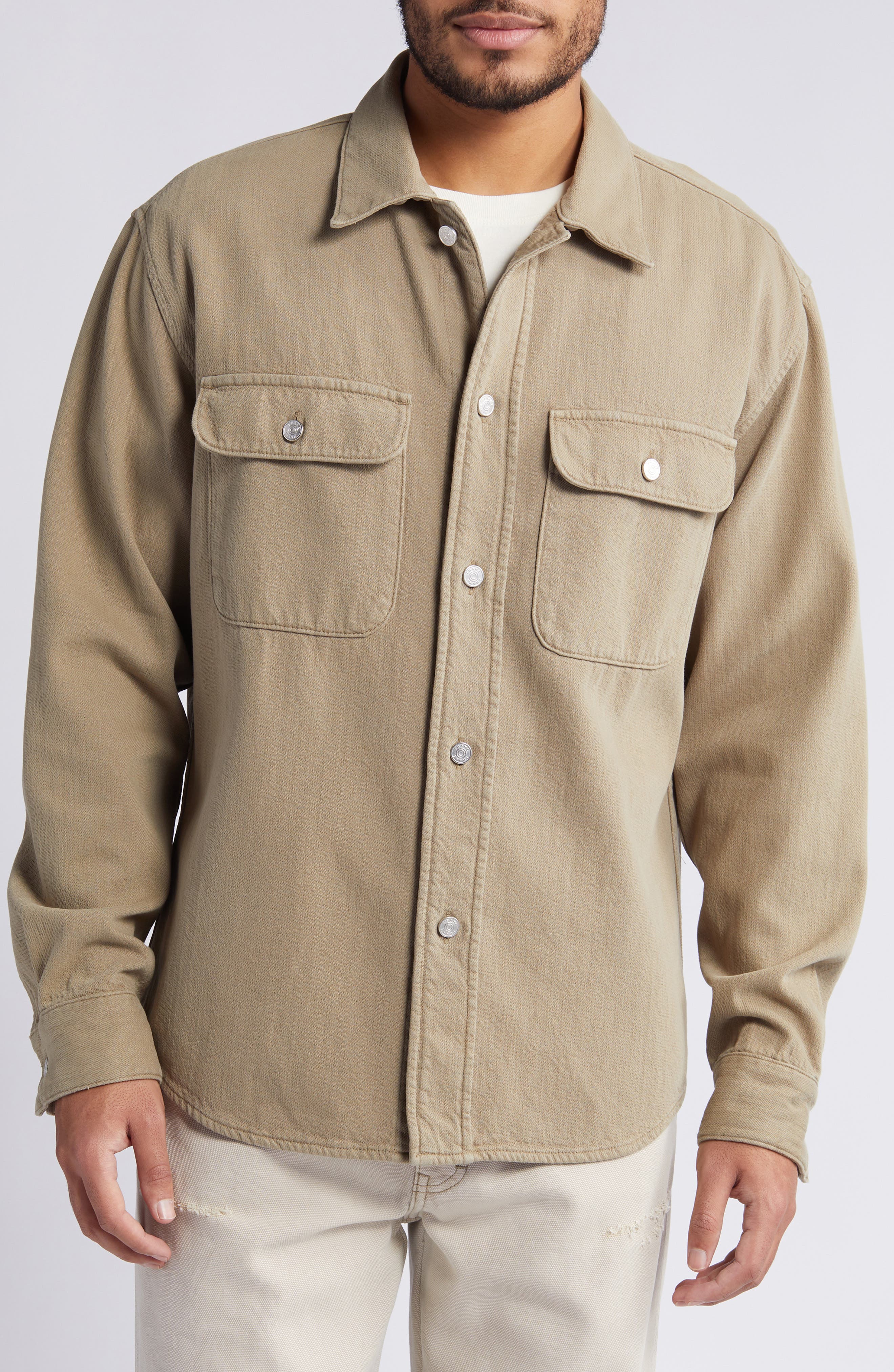 Textured Terry Overshirt - image 2