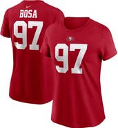 Nike Women's Nike Nick Bosa Scarlet San Francisco 49ers Player Name & Number T-Shirt