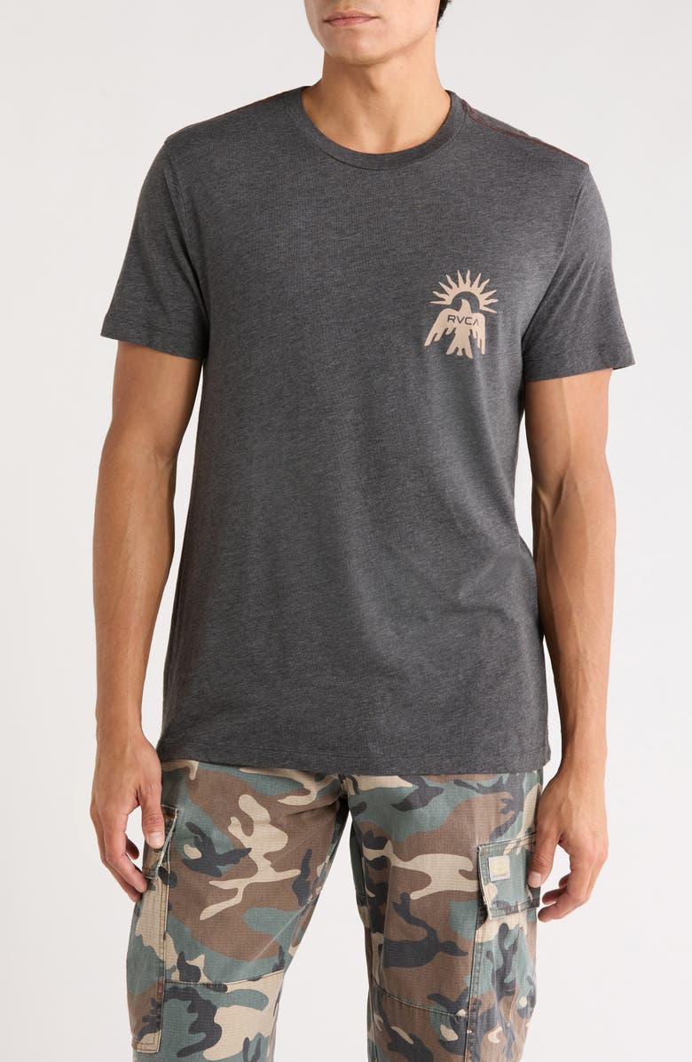 RVCA Las Cruces Graphic T-Shirt, Main, color, Black