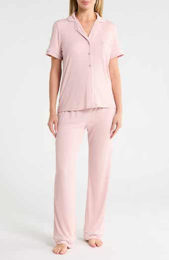 Short Sleeve Top & Pants 2-Piece Pajama Set