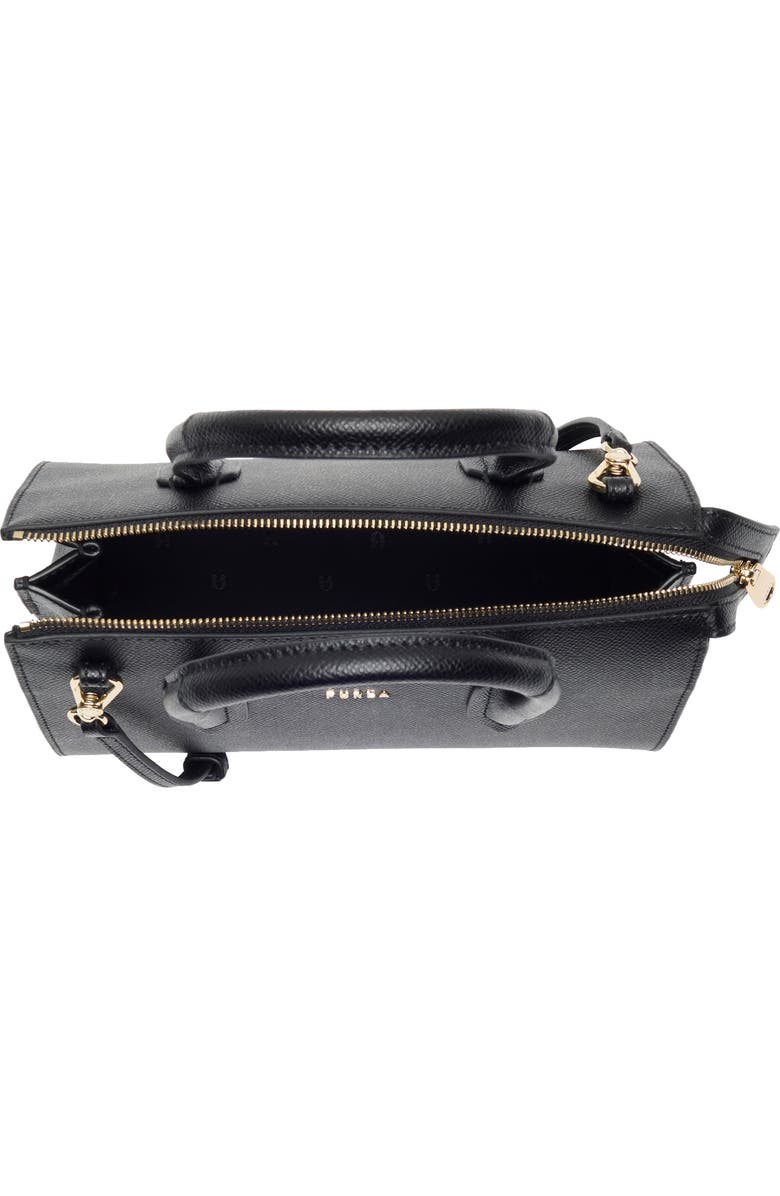 Furla Gardenia Satchel Bag, Alternate, color, Nero
