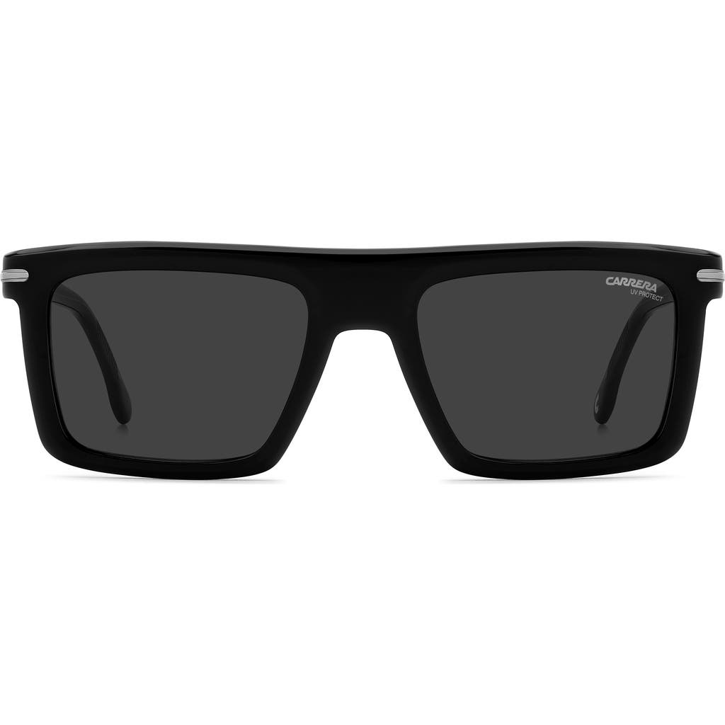 Carrera Eyewear 54mm Rectangular Flat Top Sunglasses