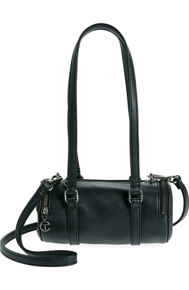 TELFAR Small Faux Leather Duffle Bag, Main, color,