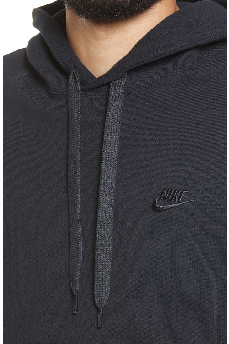 Sportswear Oversize Hooded Sweatshirt, Alternate, color, BLACK/ OFF NOIR