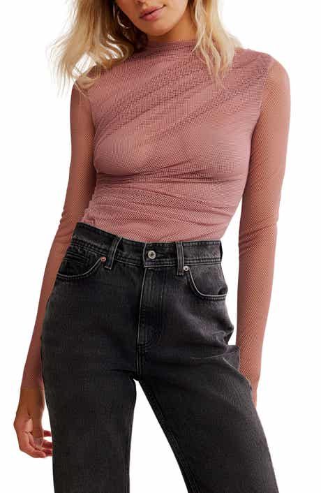 Free People On My Way Mesh Bodysuit