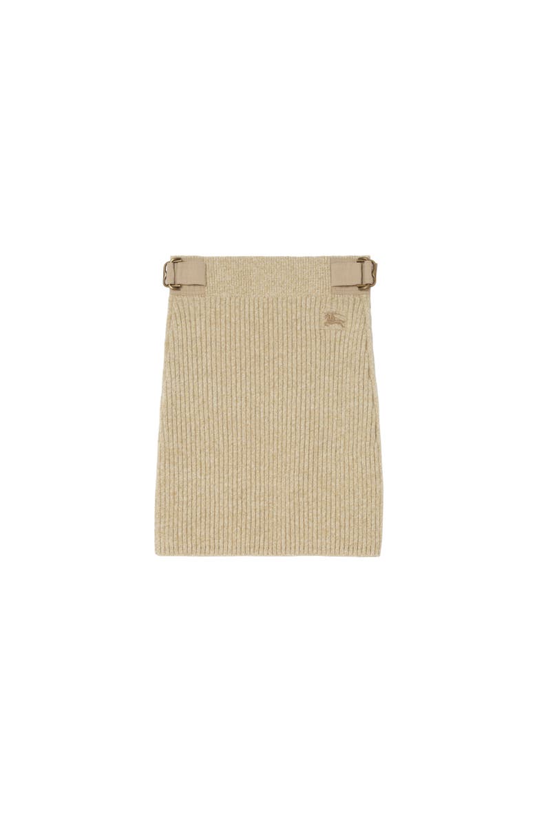 Burberry Wool Cashmere Mini Skirt, Alternate, color, Hamper Beige