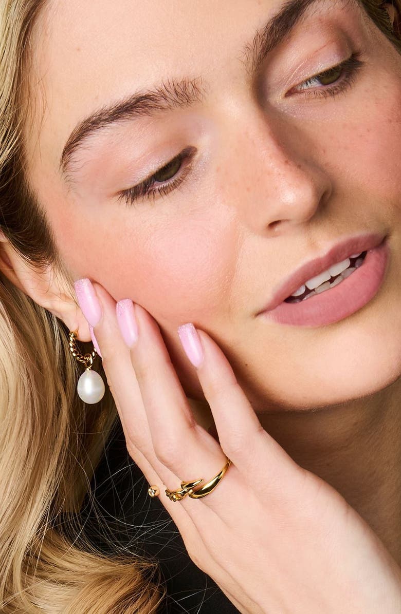 Little Sky Stone Grace Pearl Twisted Earrings, Alternate, color, Iridescent White