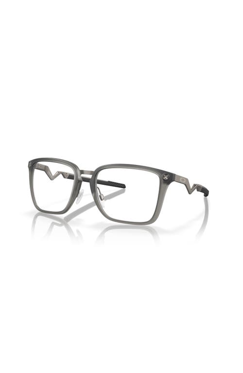 Oakley 56mm Rectangle Optical Glasses In Gray