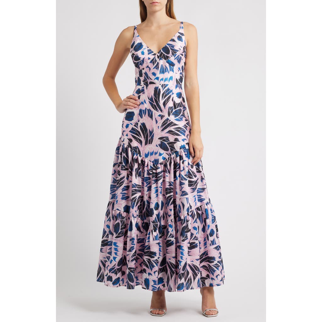 Hutch Floral Tiered Gown