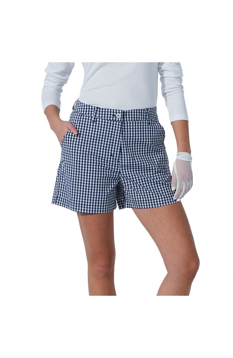 Daily Sports Diane 41cm Womens Golf Shorts, Main, color, Check Navy