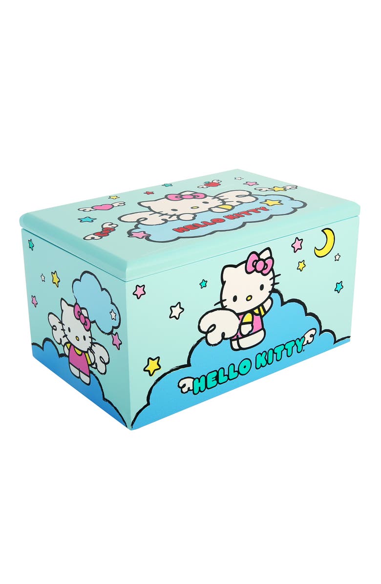 Hello Kitty Cloud Jewelry Box With Tray, Alternate, color, Light Blue