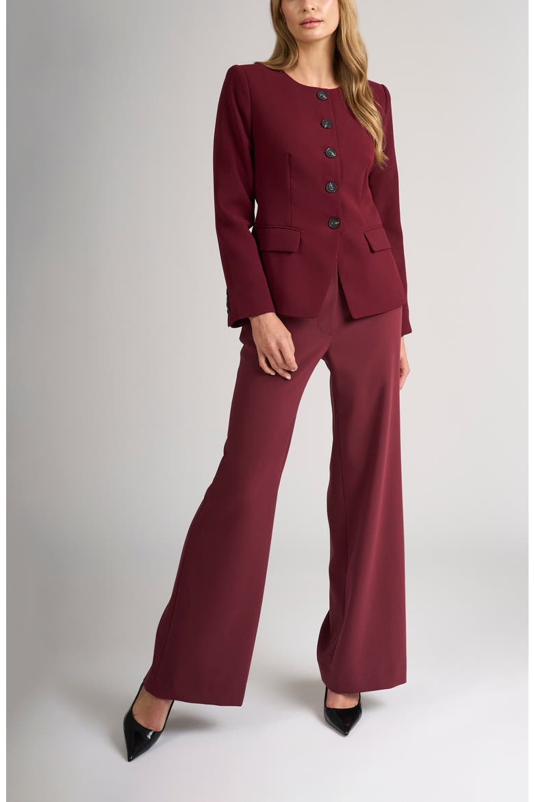 James Collarless Blazer, Alternate, color, TAWNY PORT