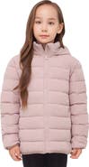 Rokka&Rolla Kids' Fiona Lightweight Hooded Puffer Jacket