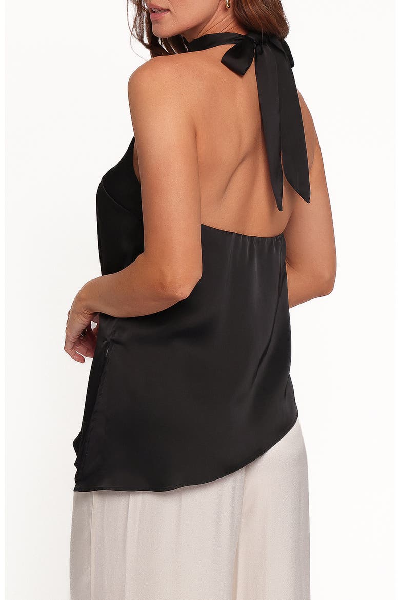 Merlin Halterneck Top, Alternate, color, BLACK