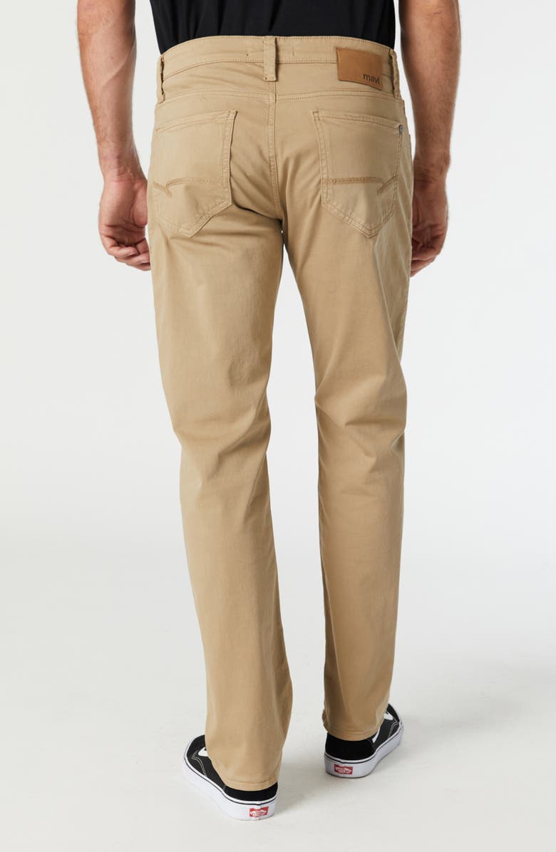 Mavi Jeans Zach Twill Straight Leg Pants, Alternate, color, Khaki Twill