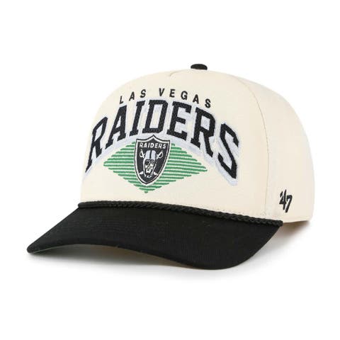 Men's '47  Cream Las Vegas Raiders Pomona Rope Adjustable Hitch Hat
