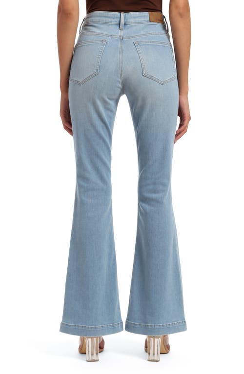 Mavi Jeans Sydney Flare Jeans In Bleach Feather Blue