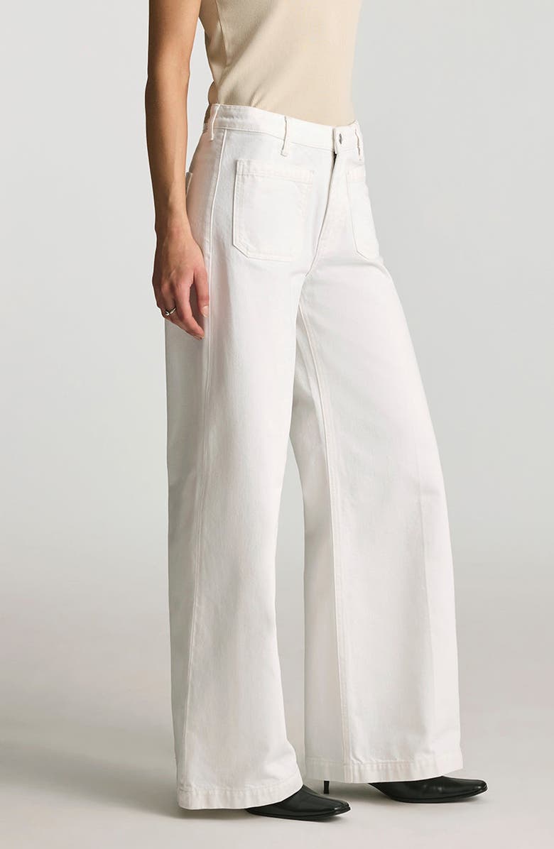 Mavi Jeans Christine Patch Pocket Wide Leg Jeans, Alternate, color, 