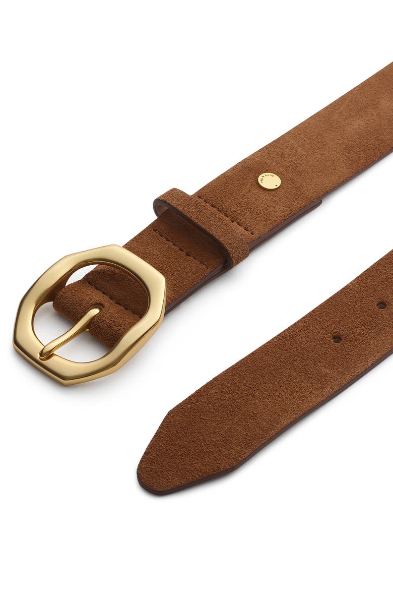 rag & bone Audrey Suede Belt, Alternate, color, Umbsd