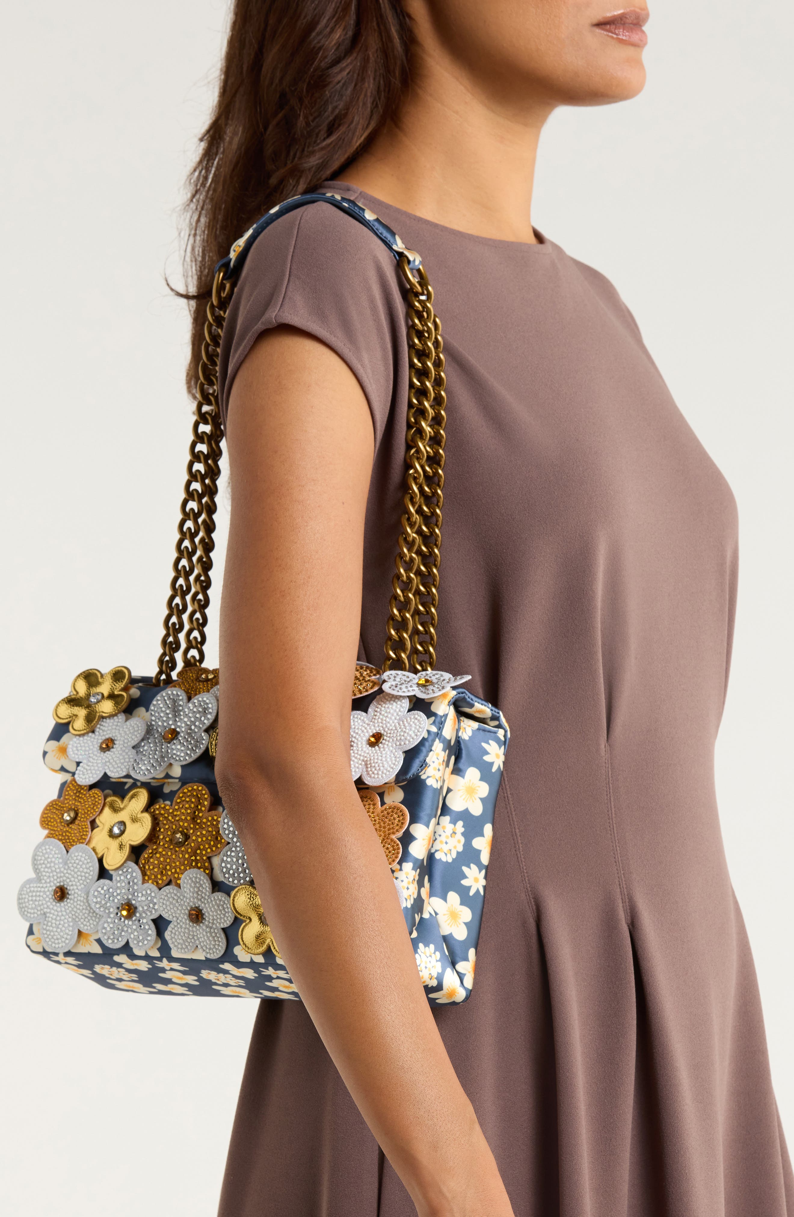 Kurt Geiger London Kensington Daisy Convertible Shoulder Bag, Alternate, color, 