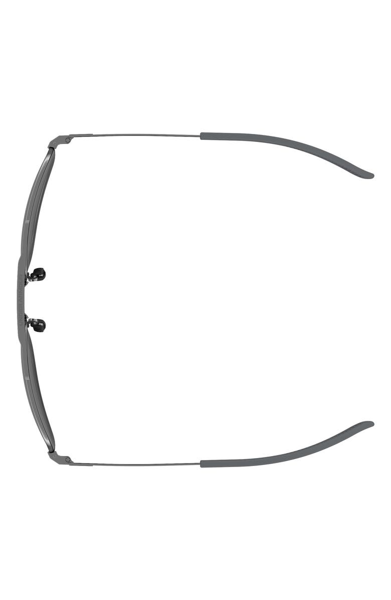 Under Armour 59mm Polarized Aviator Sunglasses, Alternate, color, Dk Ruthen