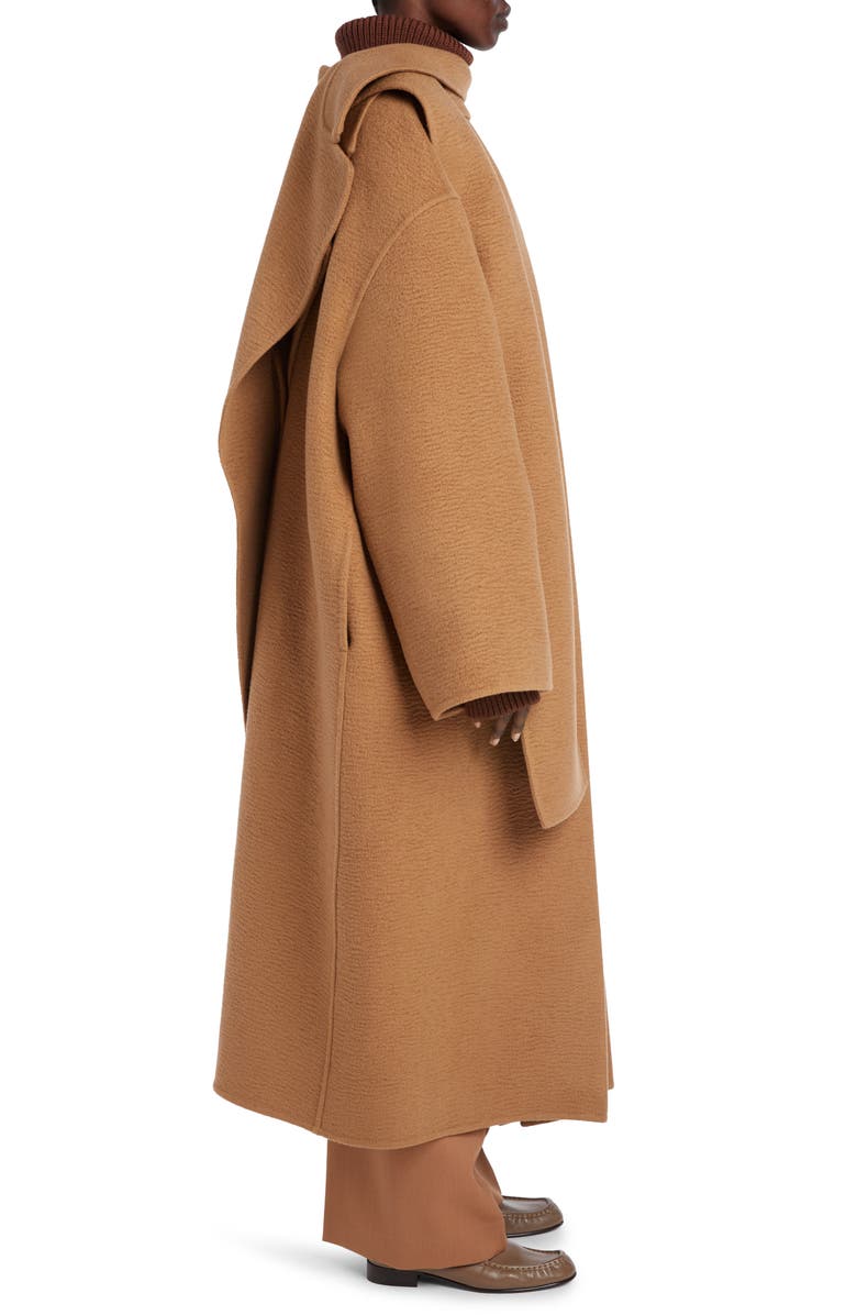 The Row Marlita Double Face Cashmere Trench Coat, Alternate, color,