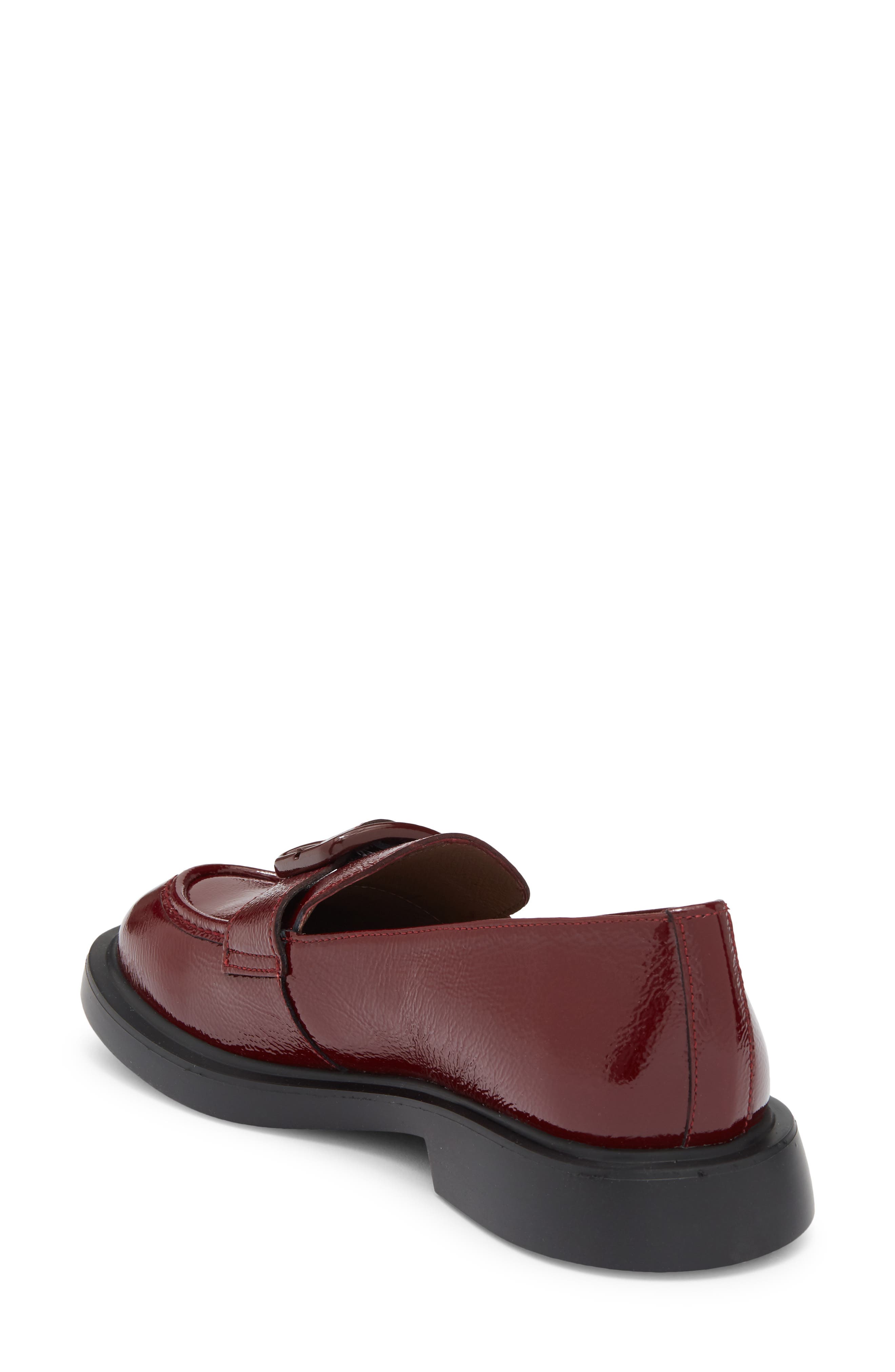 Patent Leather Loafer, Alternate, color, LACK VINO