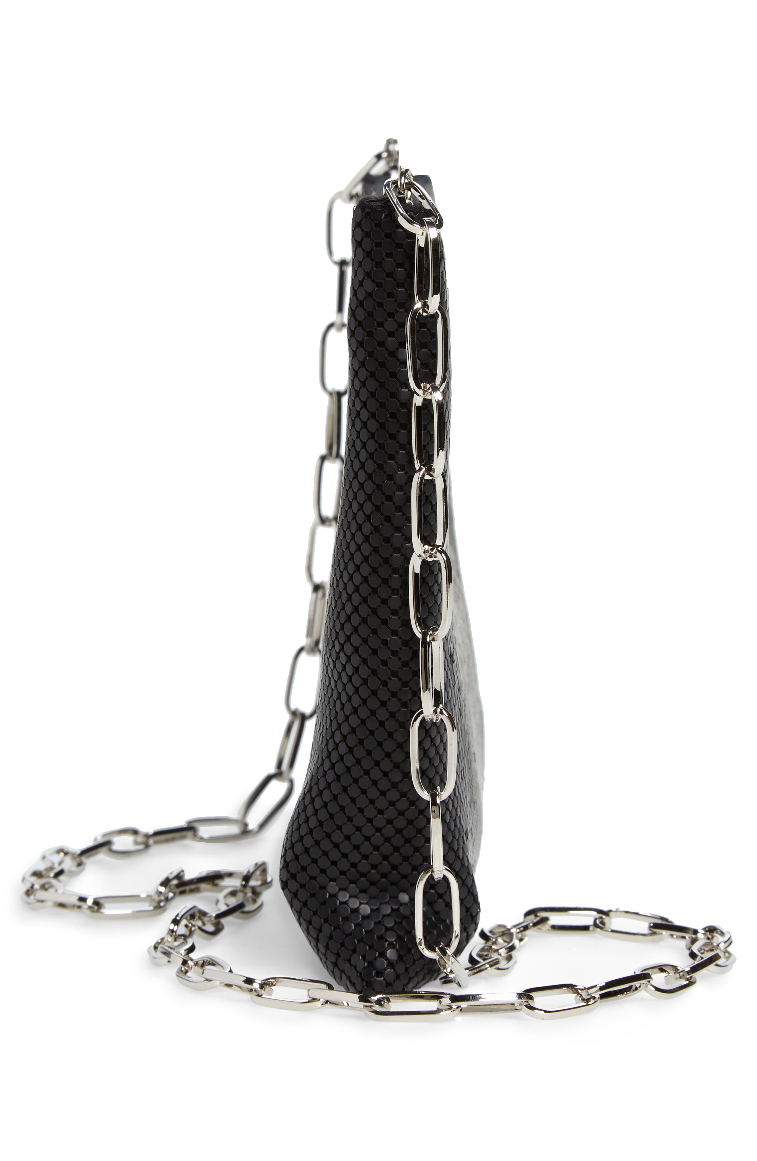 Whiting & Davis Cutout Handle Clutch, Alternate, color, 