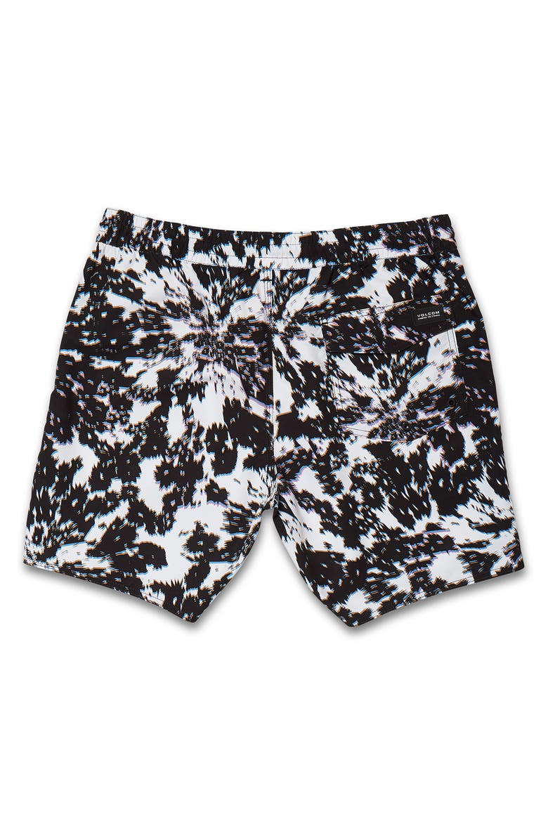 Volcom Earthly Delight Floral Swim Trunks, Alternate, color,