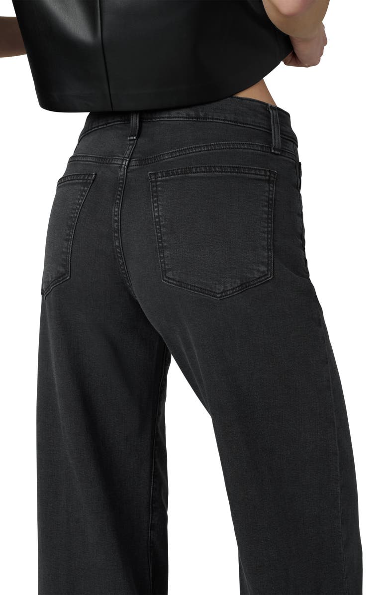 Joe's Jeans The Lou Lou Low Rise Wide Leg Jeans, Alternate, color, Black Cat