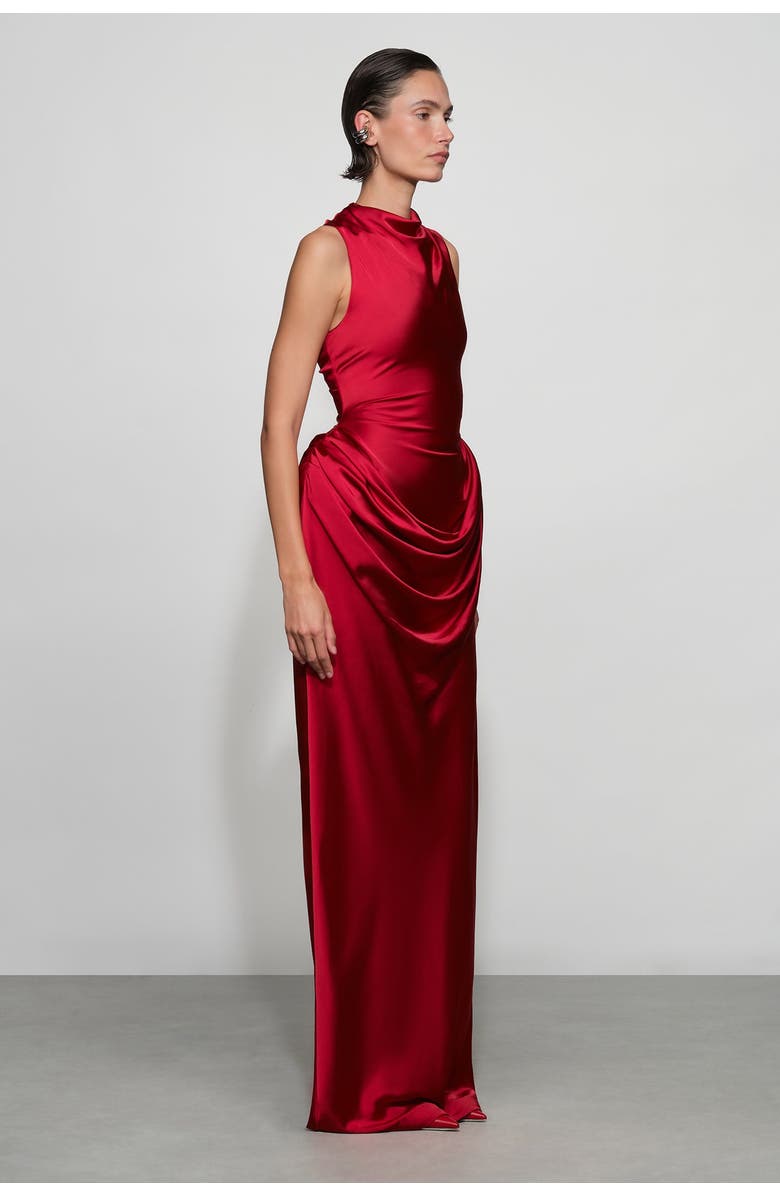 Et Ochs Genevieve Gown, Alternate, color, Lipstick Red