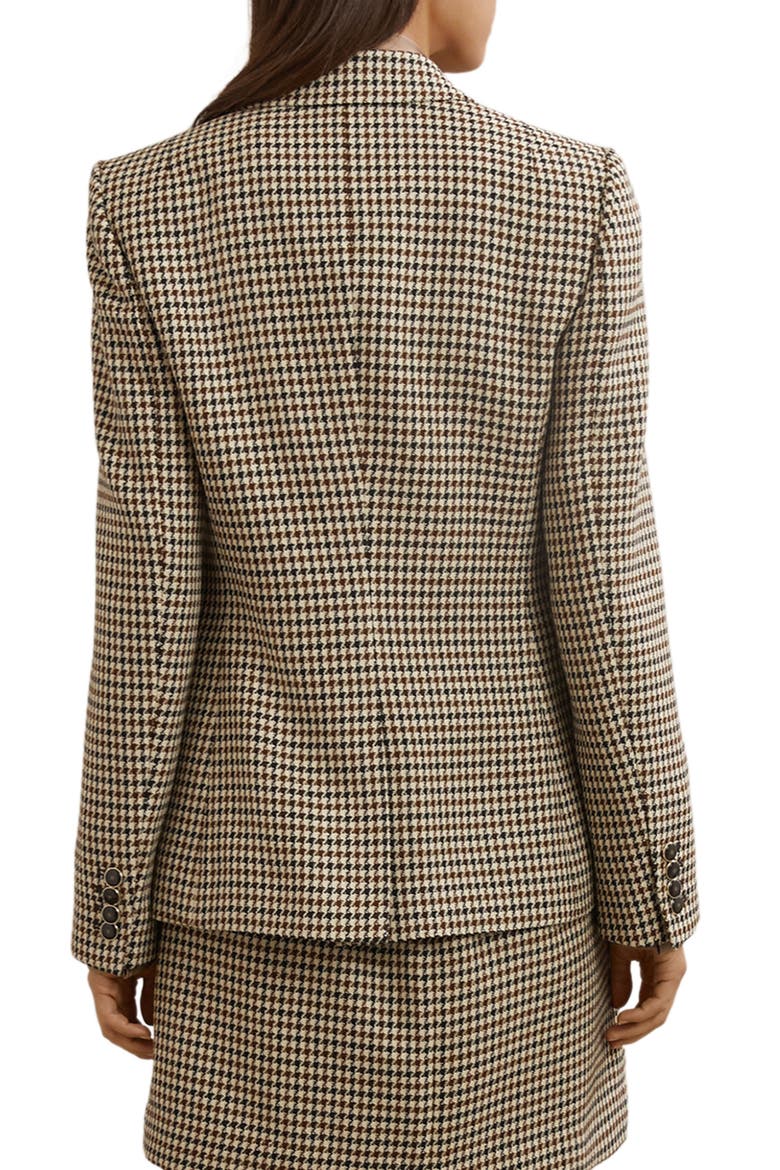 Hartley Houndstooth Double Breasted Blazer, Alternate, color, NEUTRAL CHECK