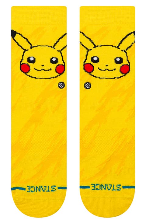 Kids' Pikachu Bolt Crew Socks