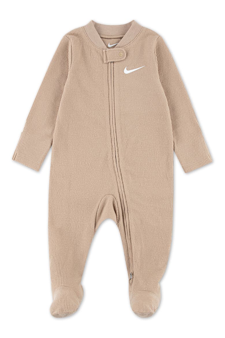 Thermal Footed Layette, Main, color, HEMP