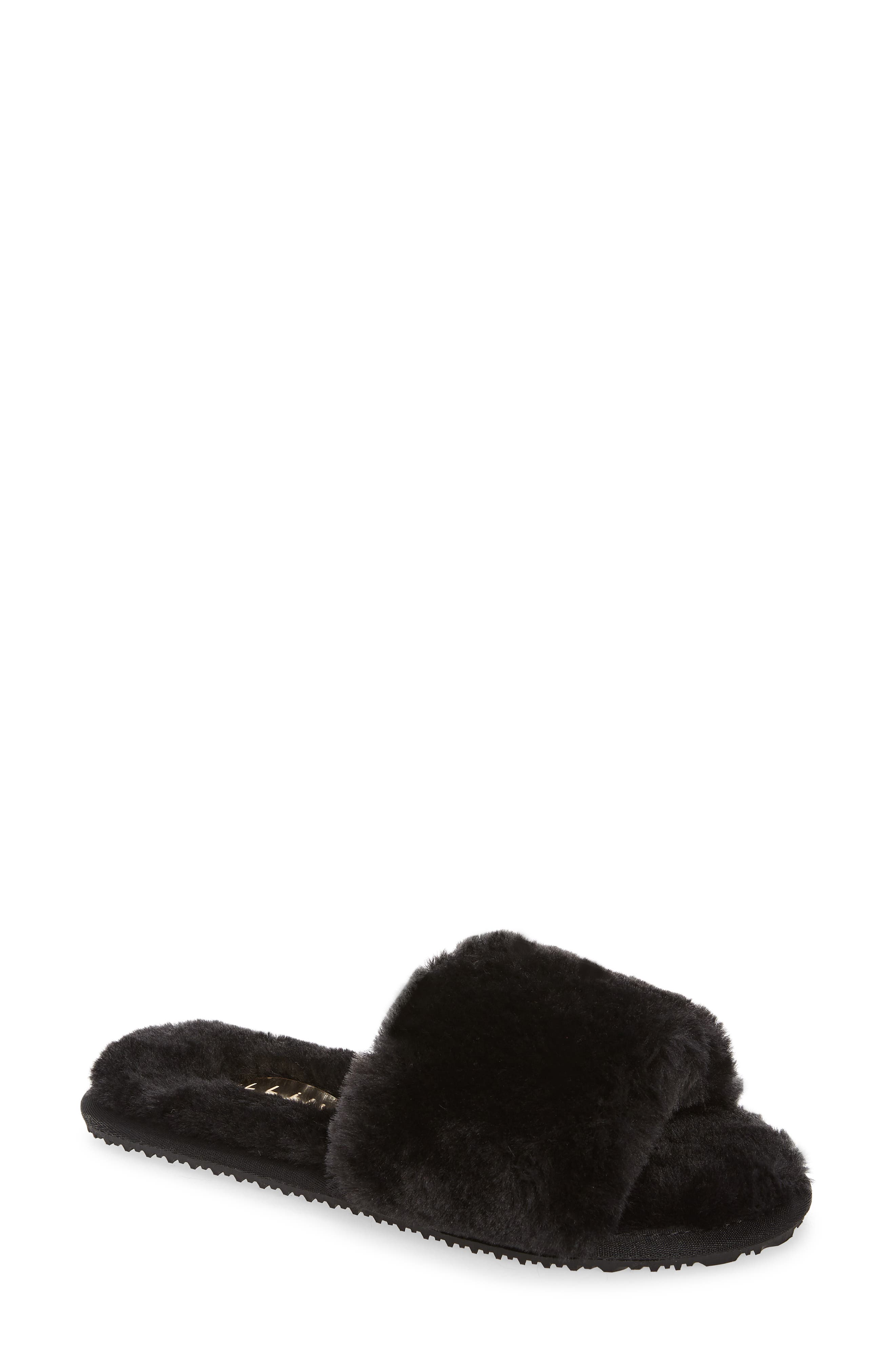 Billini Emmet Faux Fur Slipper, Main, color, 