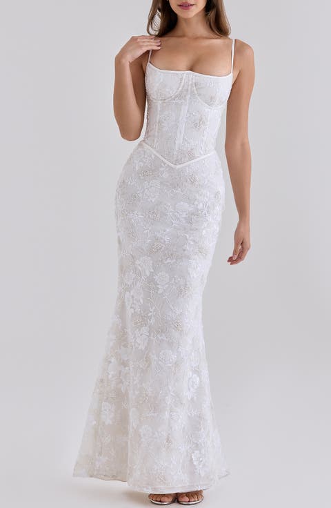 Naima Hand Beaded Gown