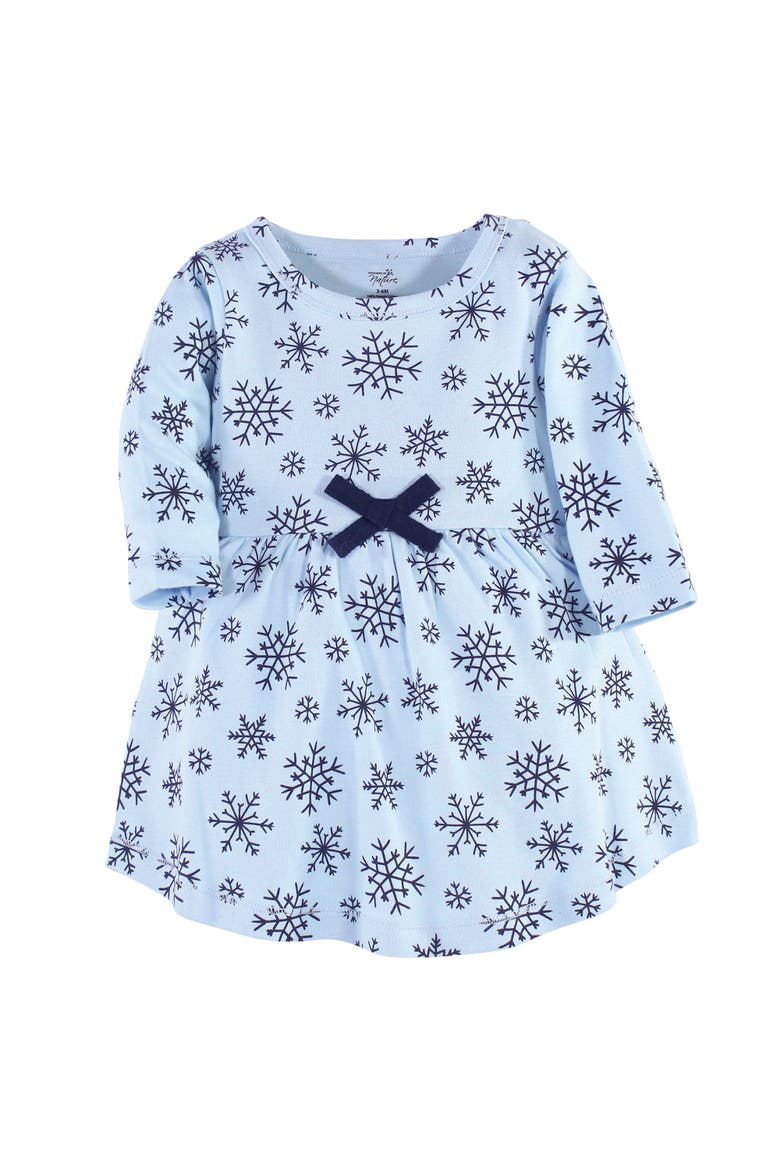 2Pk Long Sleeve Organic Dresses, Alternate, color, Arctic