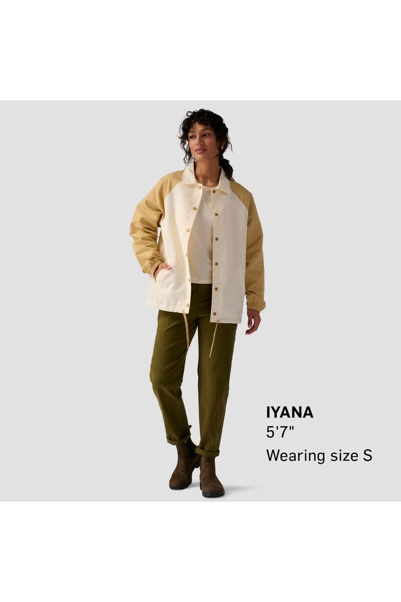 Utility Coaches Jacket - Women's, Alternate, color, Egret/Taos Taupe