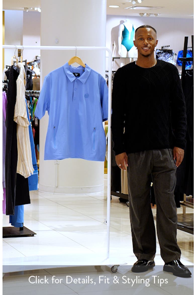 Breaker Woven Logo Graphic Polo video