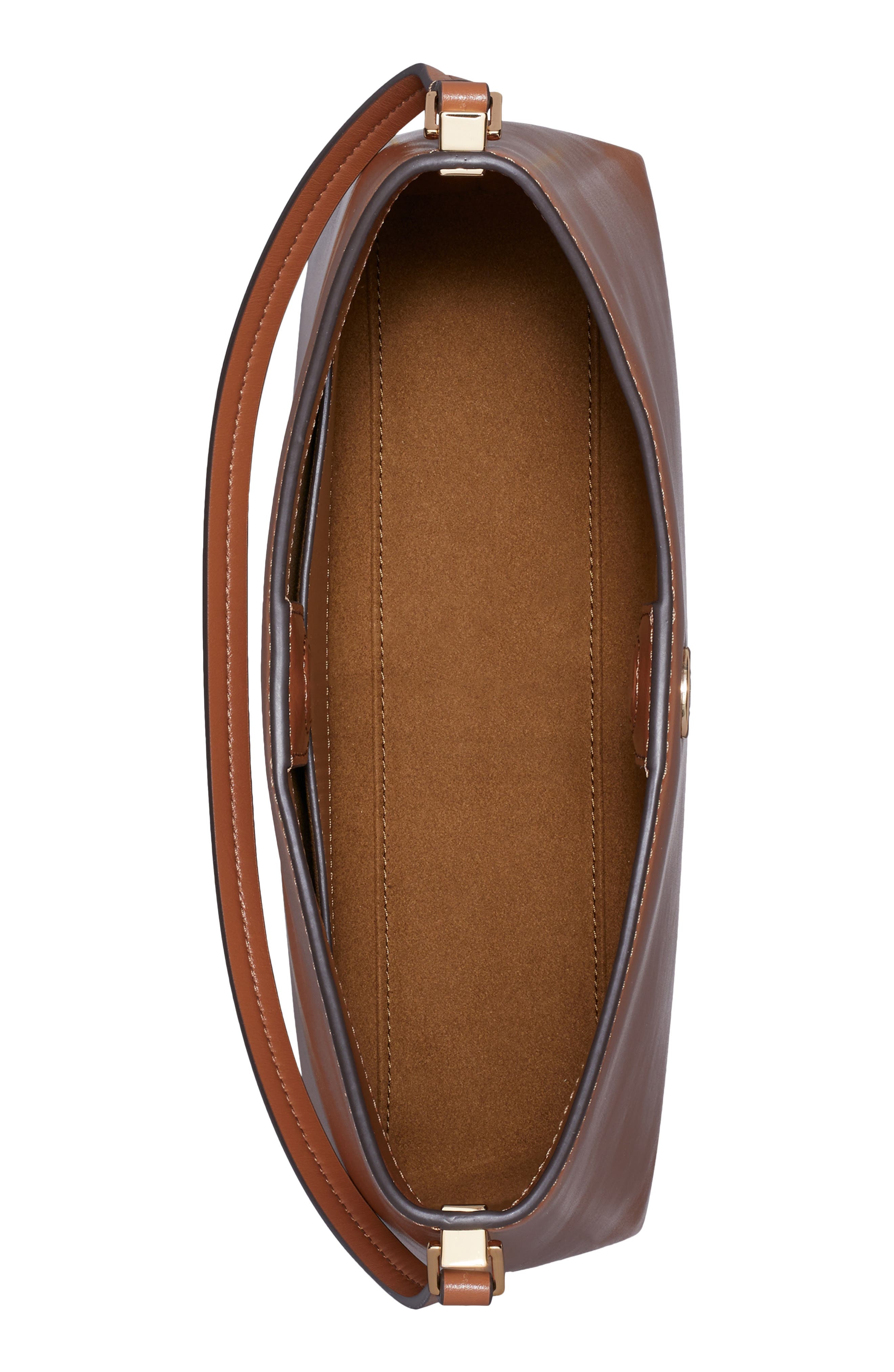 Small Robinson Leather Shoulder Bag, Alternate, color, AGED TAN