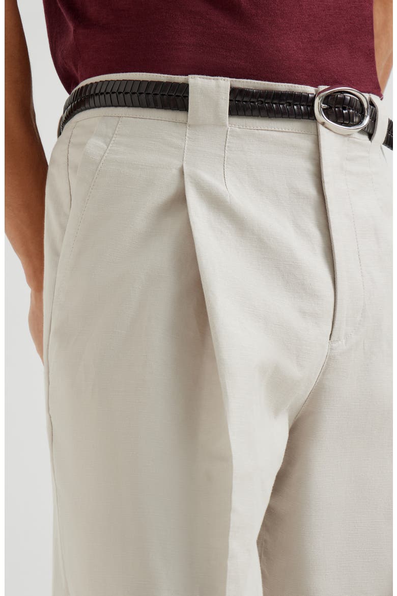 Cotton and linen trousers, Alternate, color, Yuta