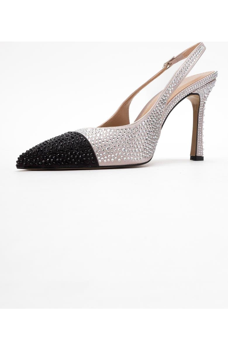 Prologue Shoes London Embellished Pointed Toe Pump, Alternate, color, Beige