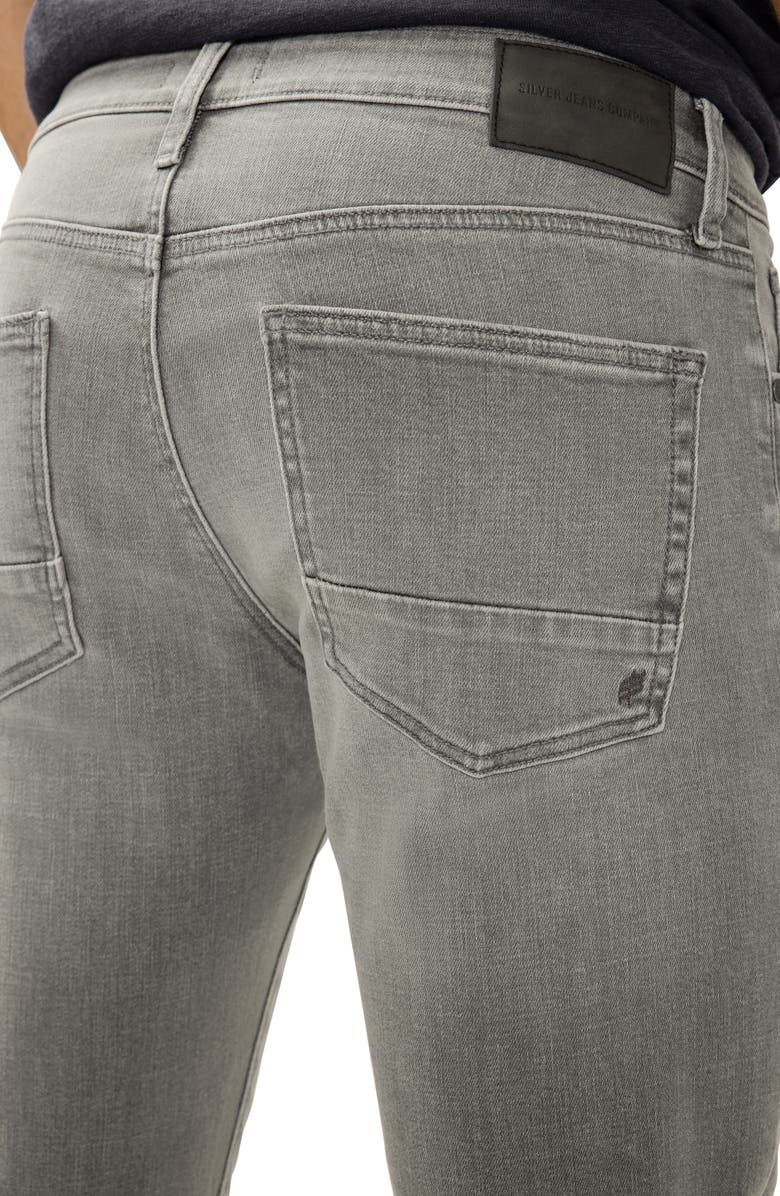 Silver Jeans Co. Konrad Slim Straight Leg Jeans, Alternate, color, Grey