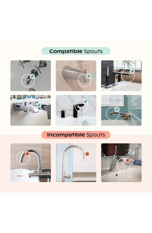 Canopy Baby Bath Tub Filter In White